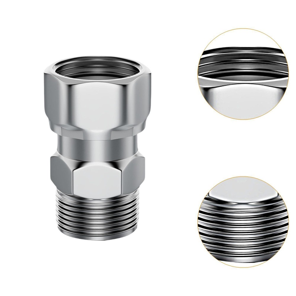 Angle Valve Installation 1/2 inch Movable Joint Adapter Compact 1.5inch Long