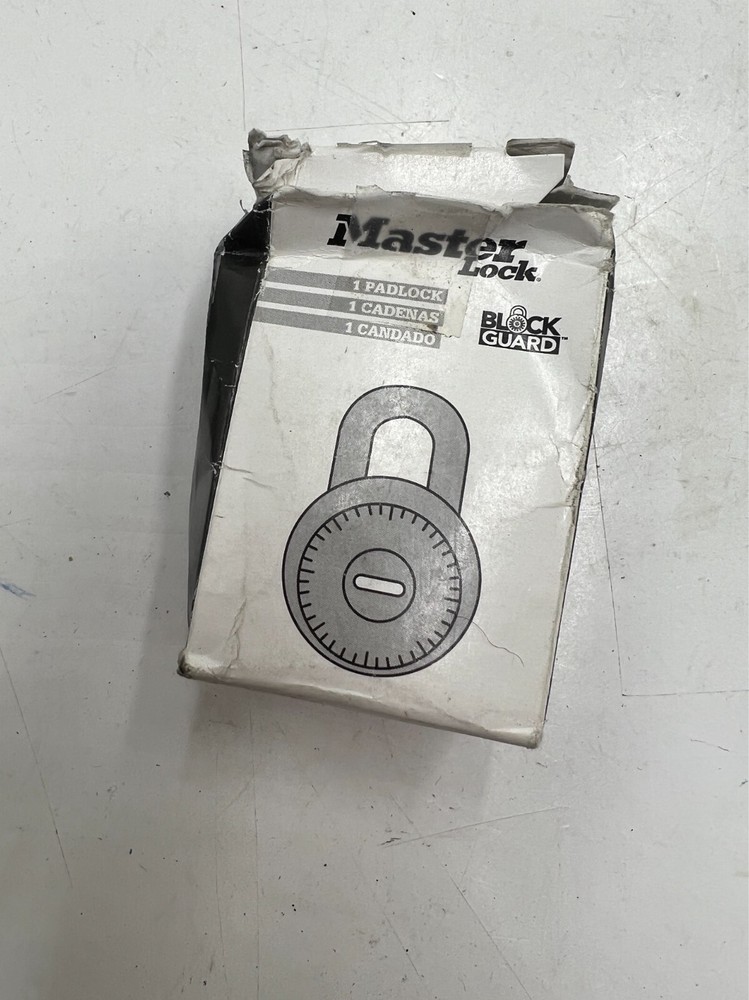Master Lock Combination Padlock 1525STK, Steel