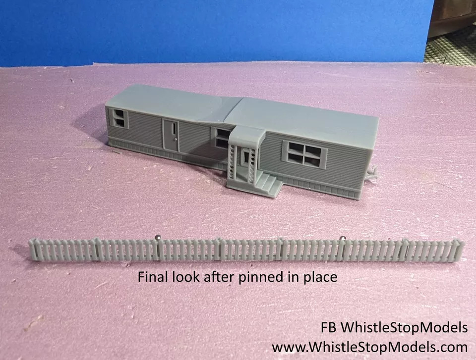 HO Scale Picket Fence