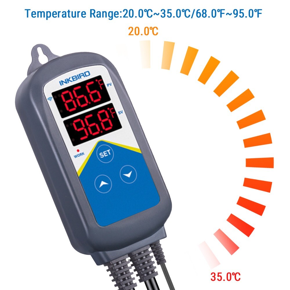 WiFi Digital Temperature Controller Heating ITC-306A 110V Thermostat Heat Relay