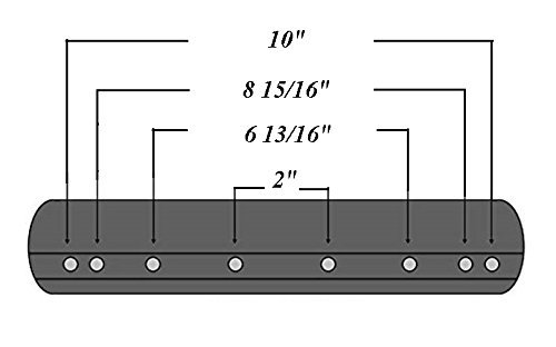Full Length Padded Armrest Black 14" Long (1)