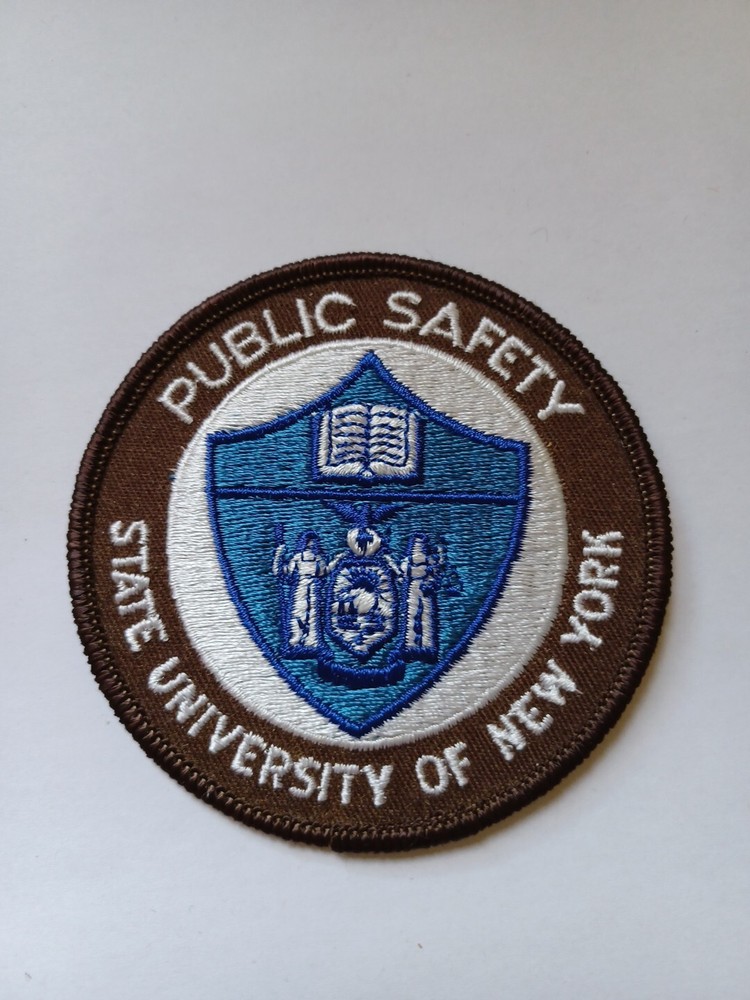 Police Security University Shoulder Patch