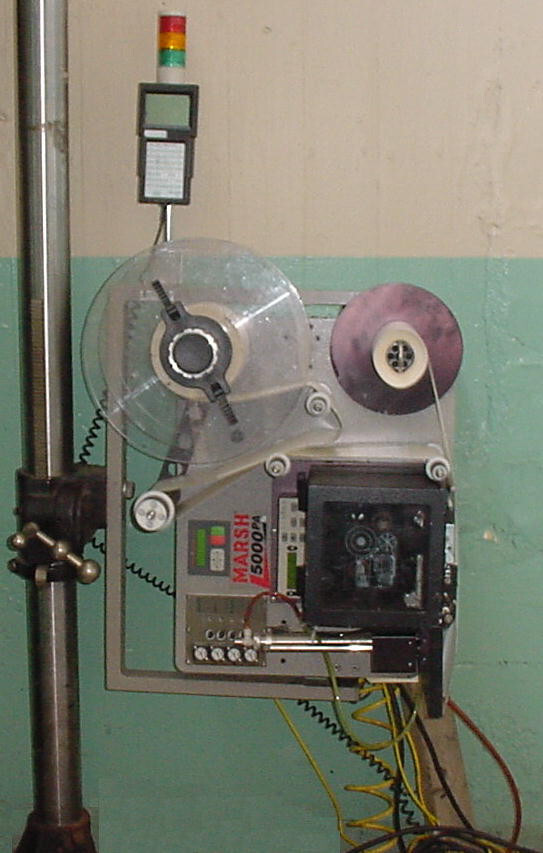 Marsh 5000 PA Print and Apply Labeler Used