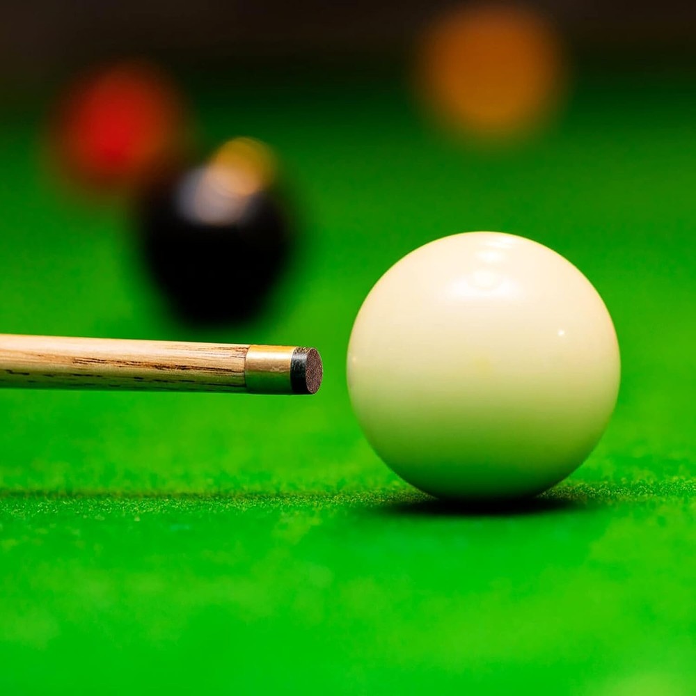 20-Pack 13mm Billiard Pool Cue Tips Replacement Kit - Brown Leather