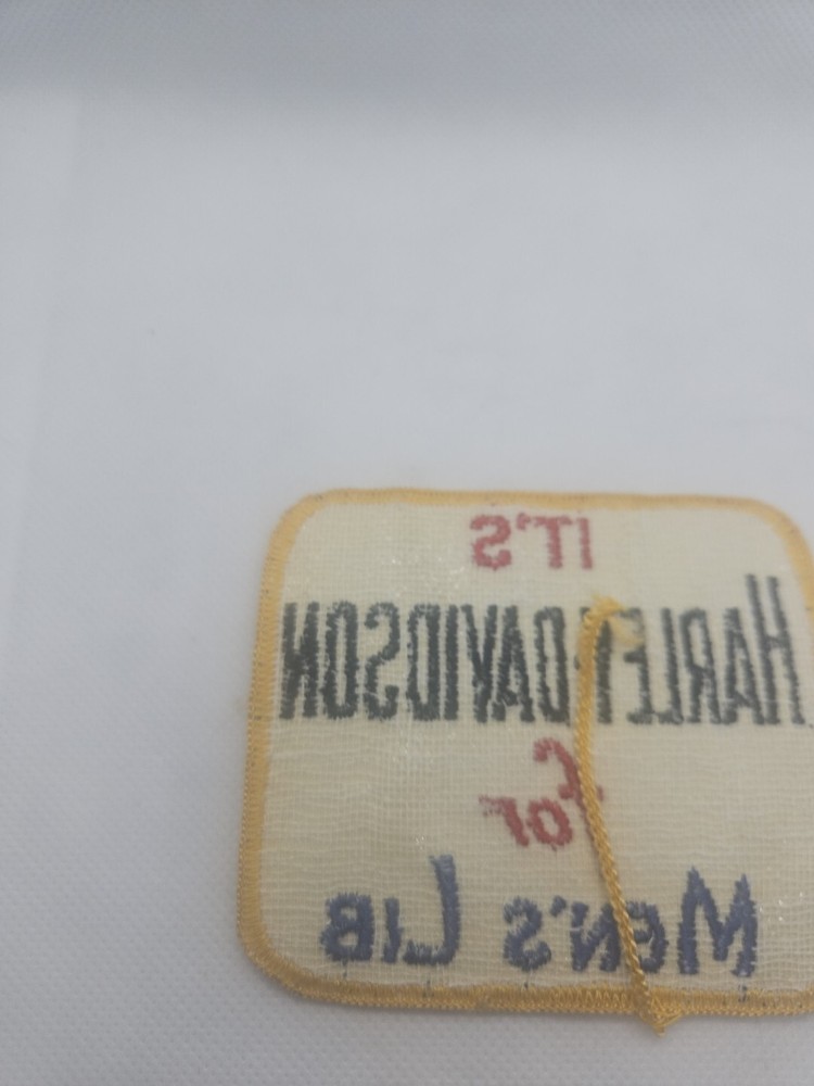 “HD For Men’s Lib” Harley-Davidson Patch / Emblem