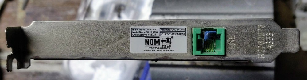 Conexant HP Fax Modem RD01-D850