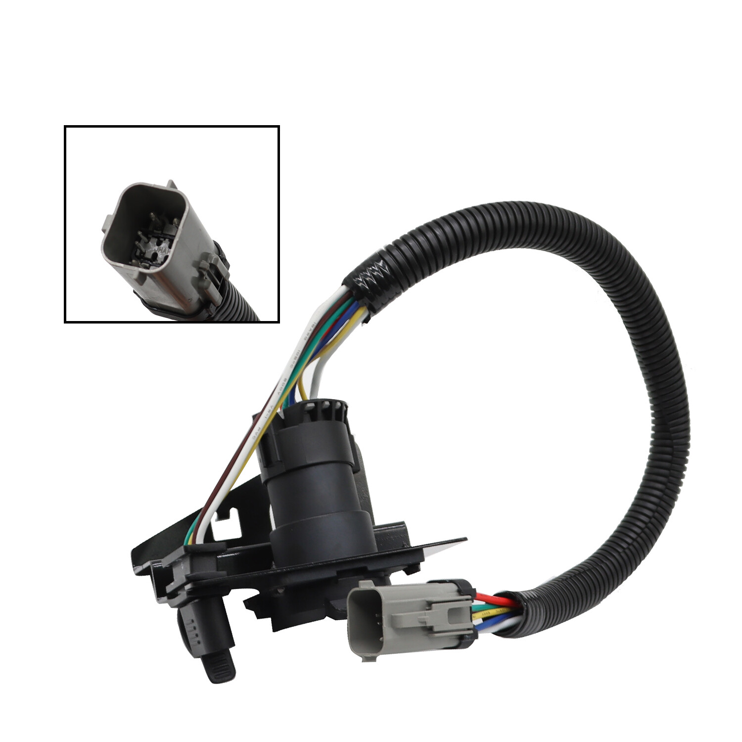 4 & 7 Pin Trailer Tow Wiring Harness Plug For 99-01 F250 F350 Super Duty Ford