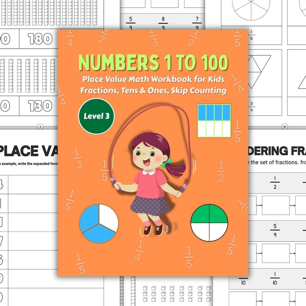 Complete Kids Math Activity Workbook Bundle | Ages 4-9 | Printable Worksheets