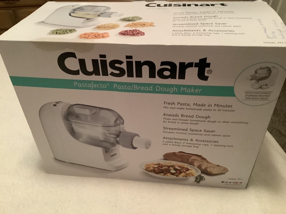 Cuisinart PM-1 Pastafecto Pasta & Bread Dough Maker White Automatic