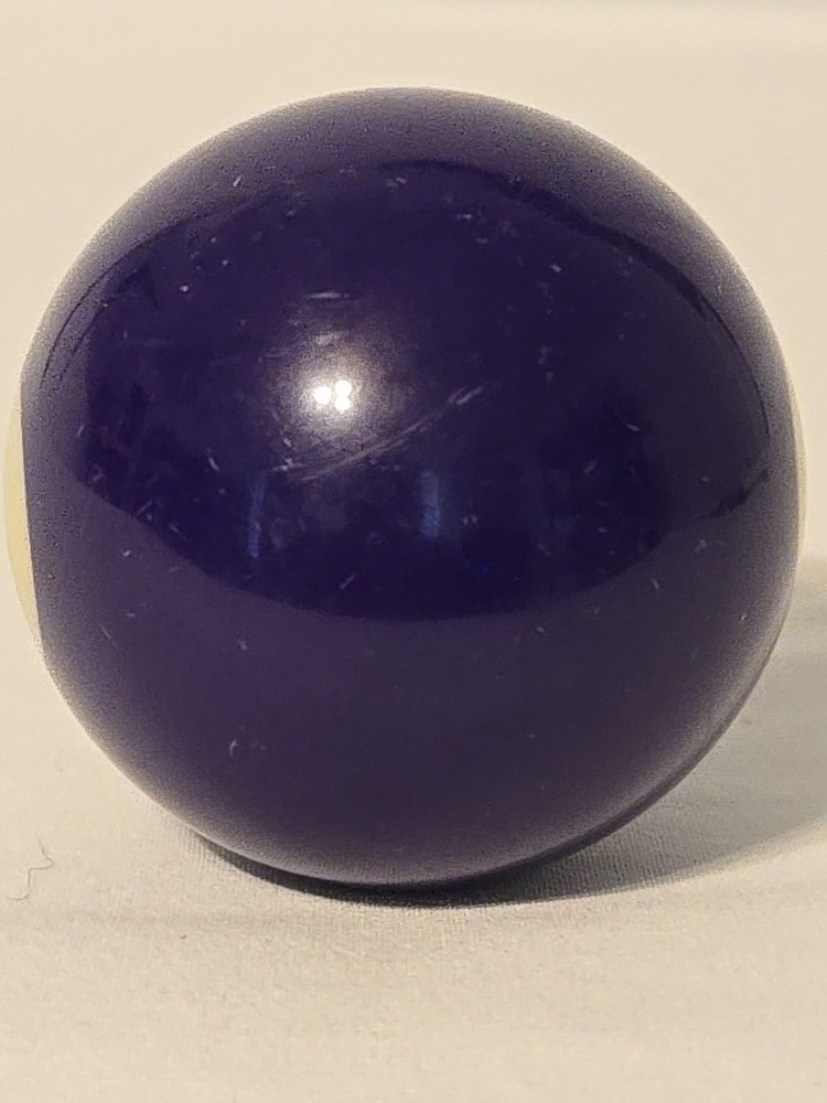 Vintage Purple #4 Solid 2 ¼" Single Pool Ball For Replacement Or DIY
