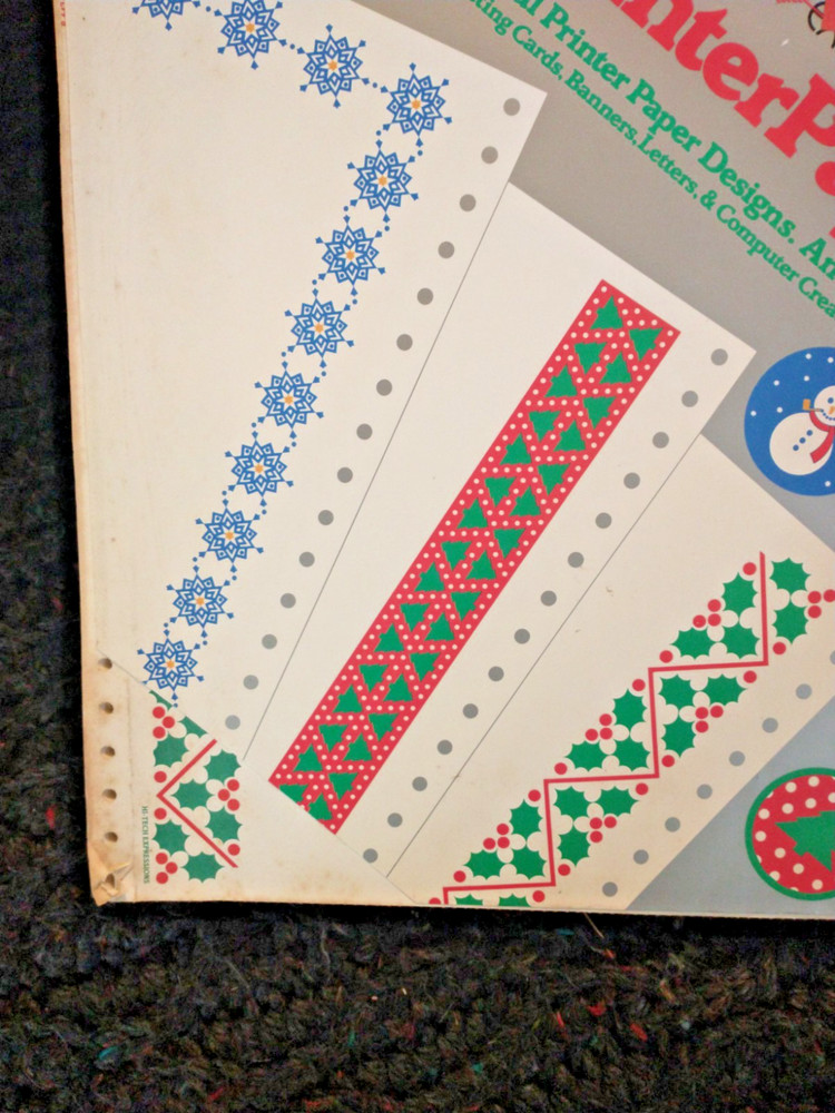 Hi Tech Expressions Continuous Printer Paper Lot Dot Matrix Greeting Paper