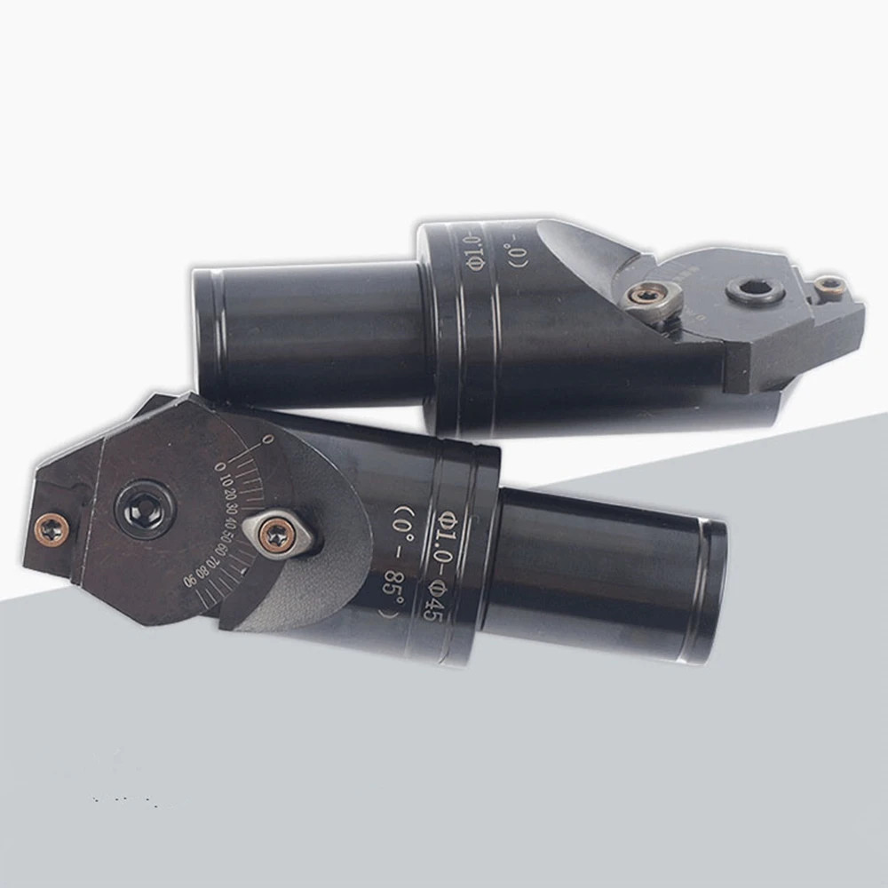 Chamfer Milling Cutter C20 C25 Adjustable 0-85° Universal Chamfer Head CNC Tool