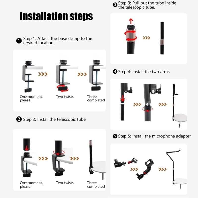 Double Thread Consistent Pickup Stand Tool Complimentary Adjustment Studio