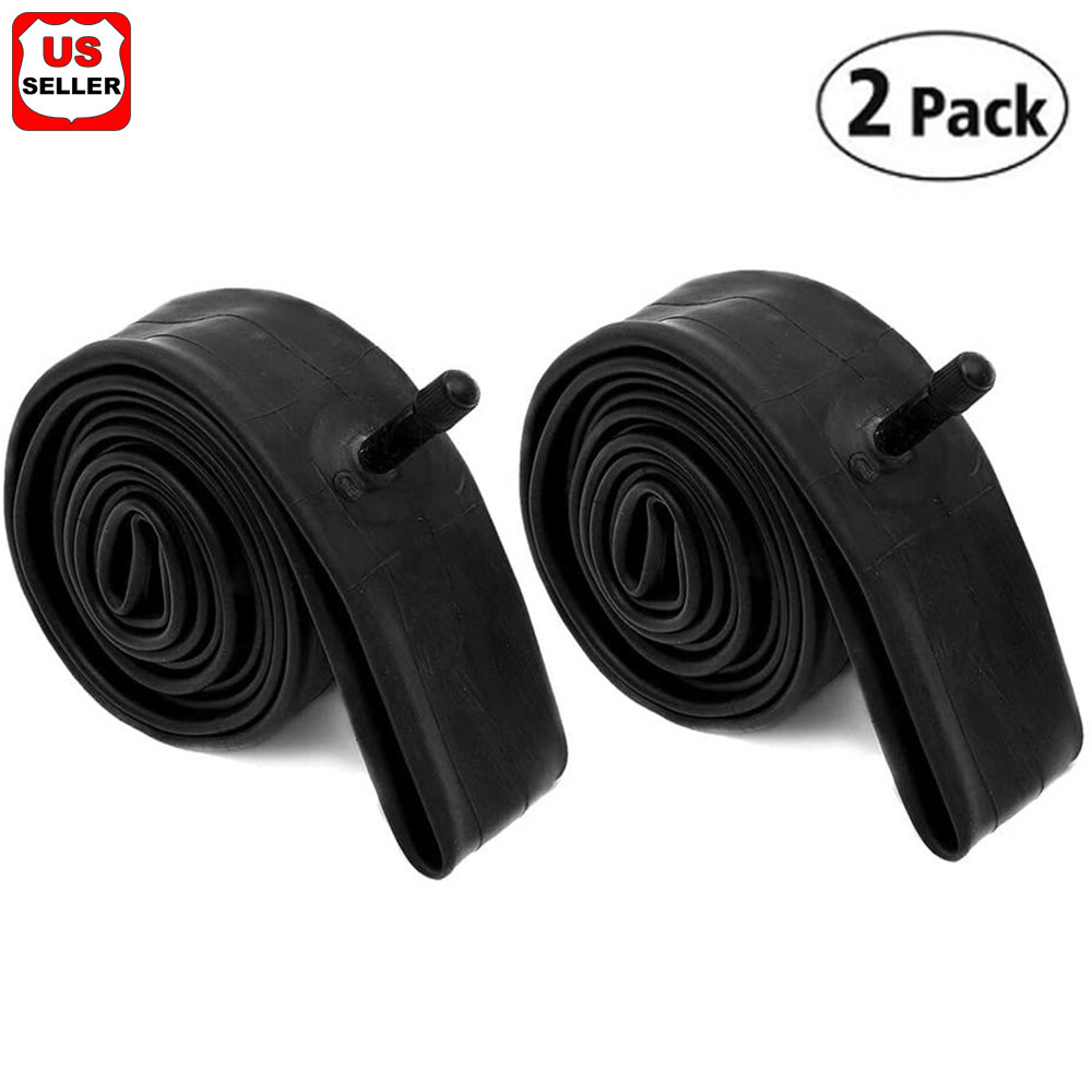 2 PK 26" inch Inner Bike Tube 26 x 2.125- 2.35 Bicycle Rubber Tire Interior BMX