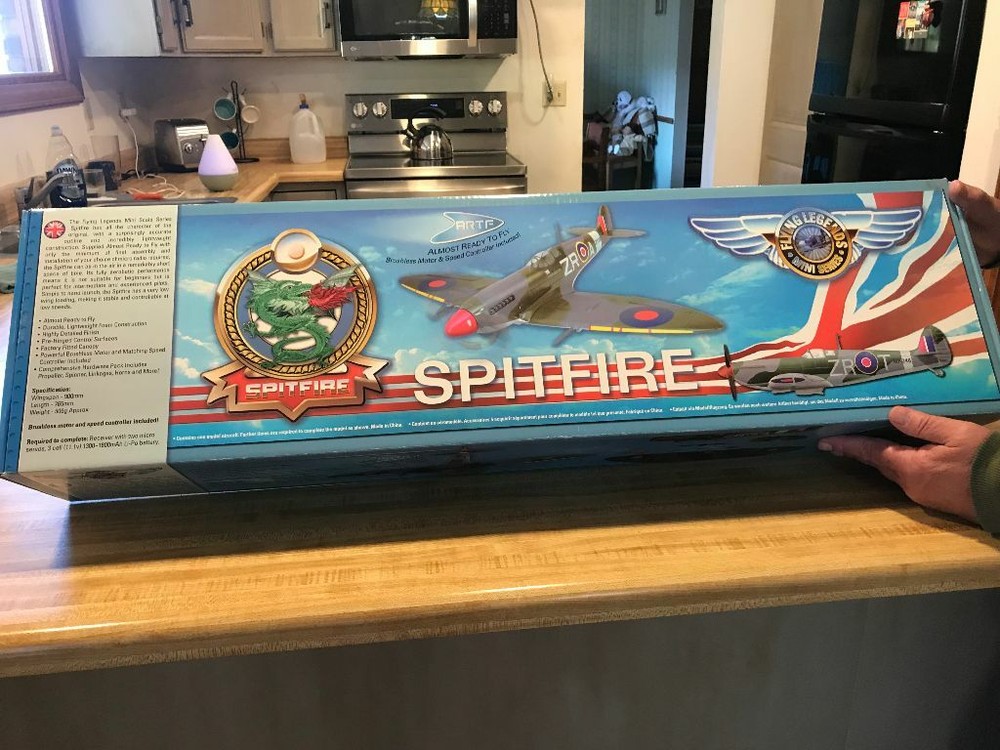 Flying Legends Spitfire RC Warbird Airplane ARF Kit Plus