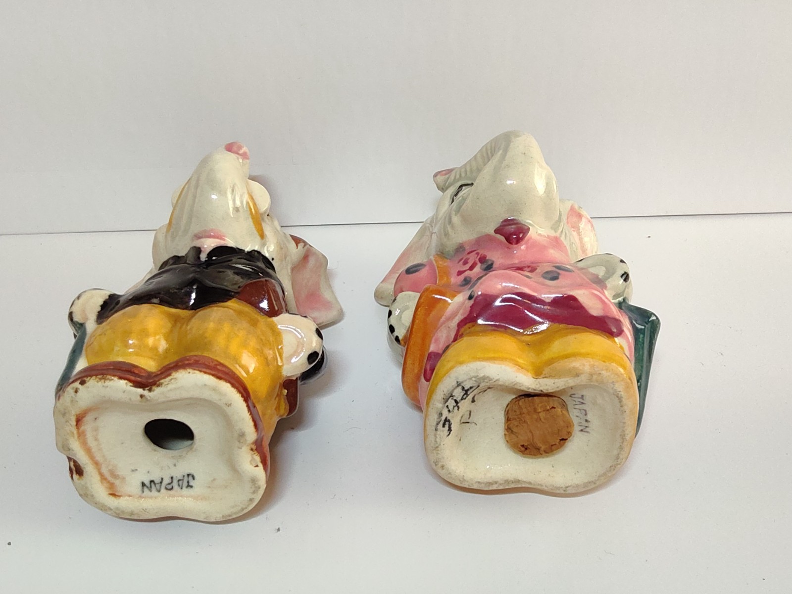 Man & Woman Anthropomorphic Elephant Salt and Pepper Shakers