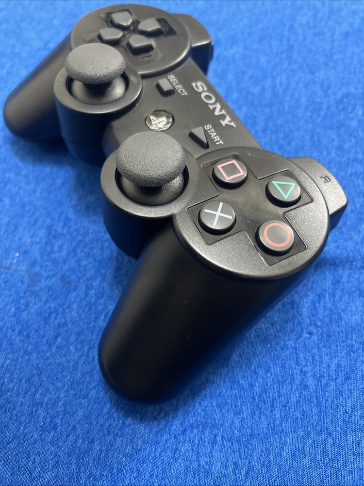 Sony PS3 DualShock 3 Wireless Controller Black OEM Great Condition Tested