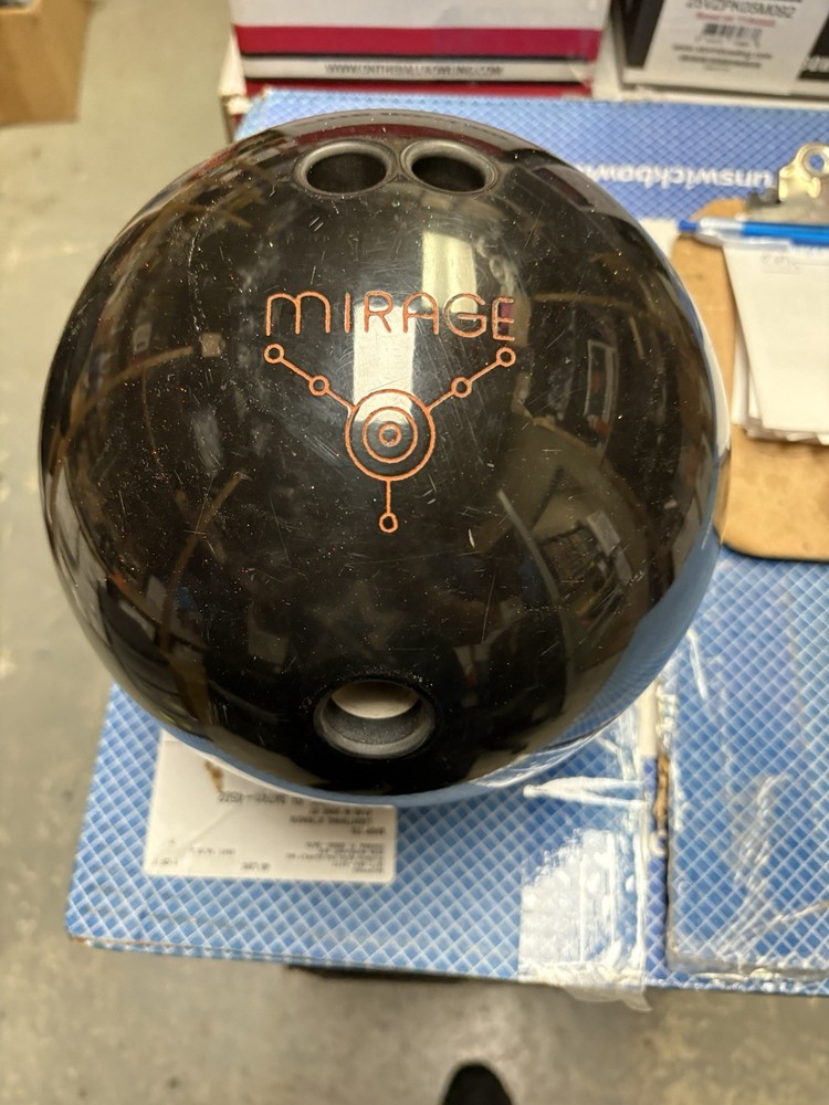 Used Ebonite Mirage Bowling Ball 16 Pounds