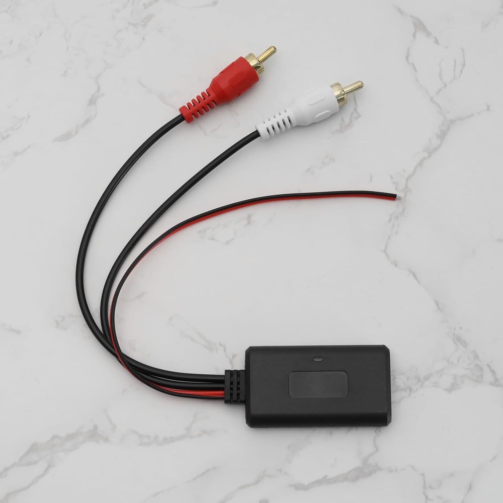 Car Bluetooth 5.0 Audio Adapter 2 RCA Input Wireless Bluetooth AUX Module Adapte