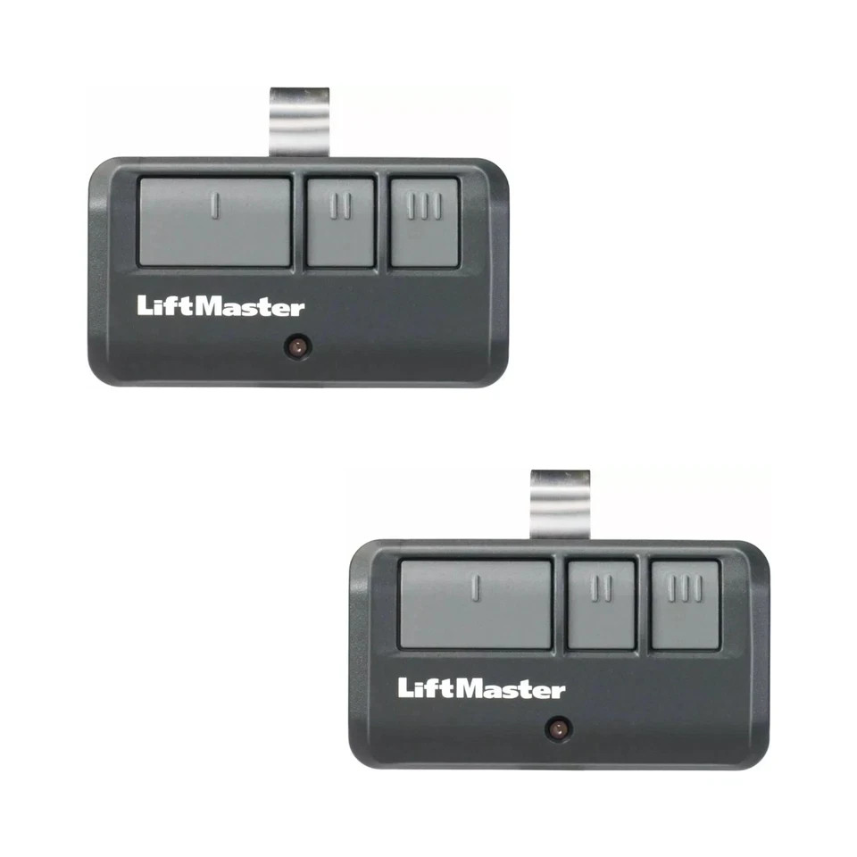 2 Pack LiftMaster 893MAX 3 Button Visor Remote Control Garage Door Opener