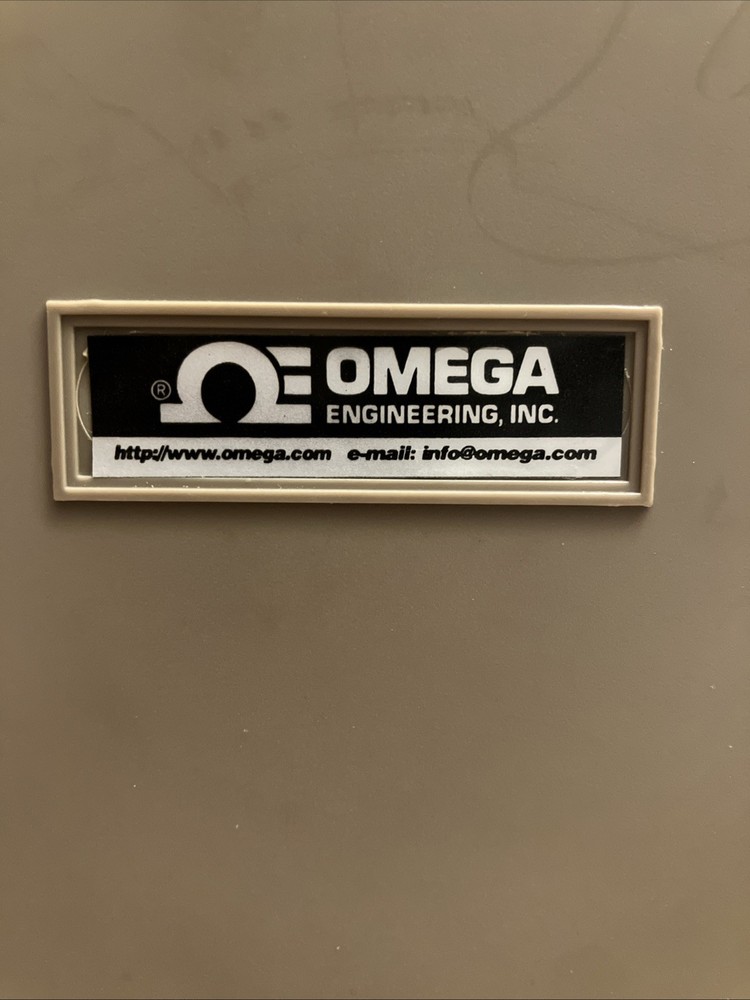 OMEGA ENGINEERING CT87HF / CT87HF Temperature Recorder Untested Missing Cord