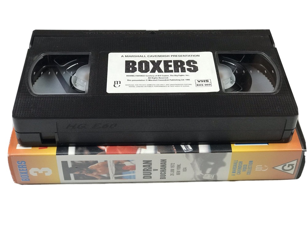 Boxers VHS Video Cassettes X 7