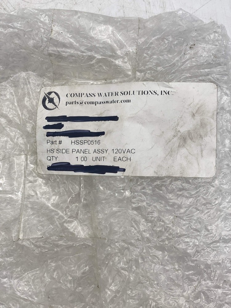 Compass Water Solutions HSSP0516 HS Side Panel Assy (No Box)