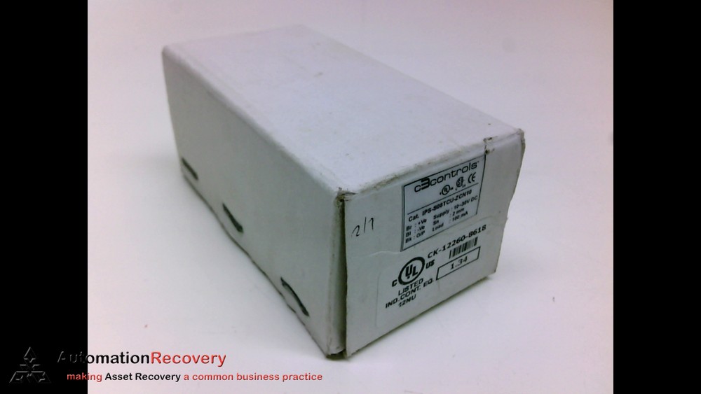 C3CONTROLS IPS-S08TCU-ZCN10, PROXIMITY SWITCH, NEW #204950