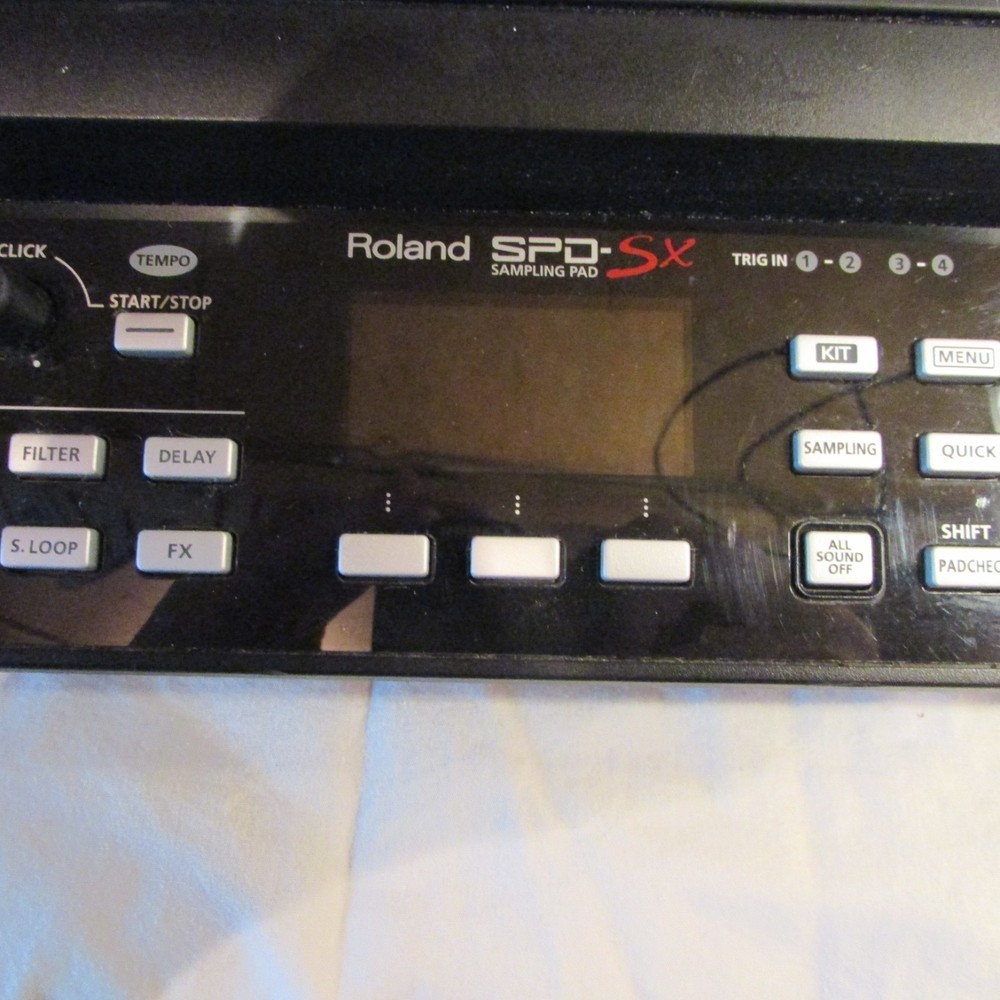 Roland SPD-SX Drum Pad - Black/Red