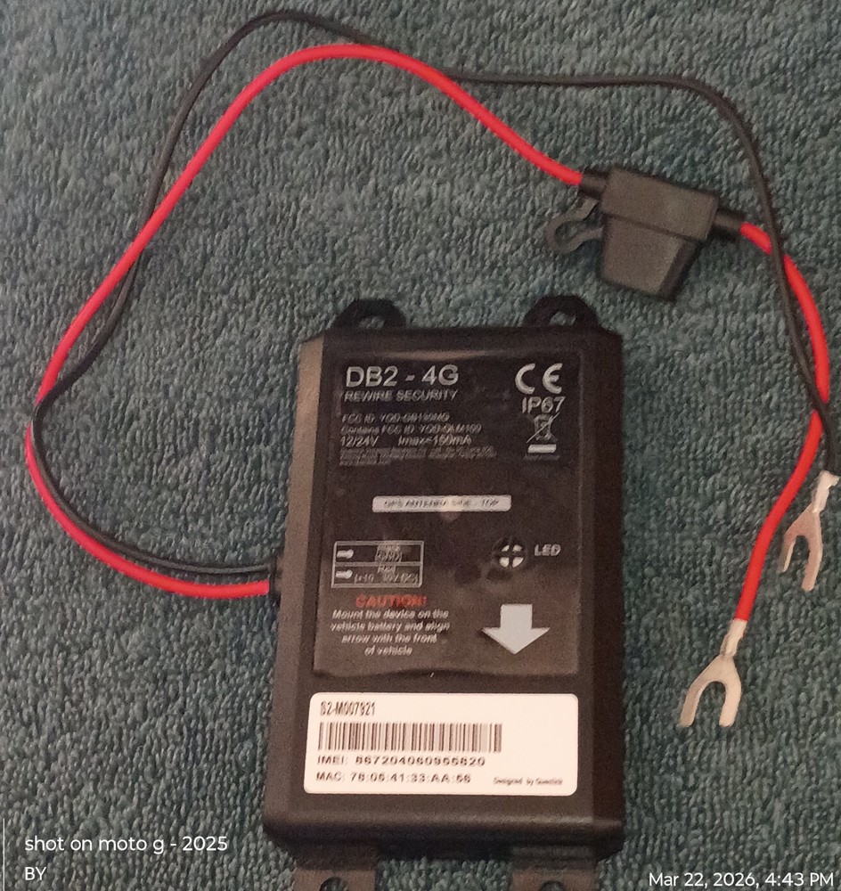 Queclink DB2-4G Reverse Security Car GPS Tracking Device S2-M007921