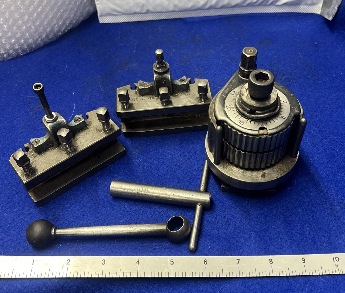 Genuine Multifix Size A Tool Post With 2 Holders Enco E2 Switzerland Free Ship