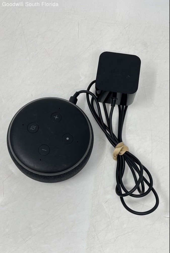 Amazon Echo Dot Alexa Black Voice Assistant Personal Smart Speaker Not Tested
