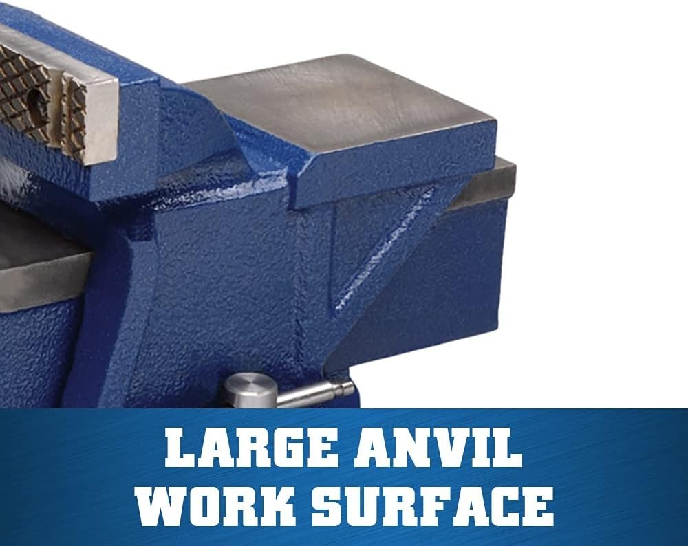 Versatile Bench Vise, 4" Jaw Width, 30,000 PSI