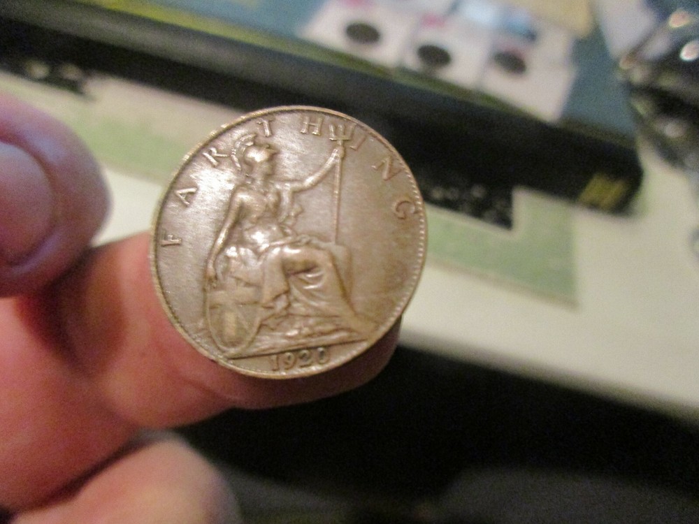 Britain - 1920 Farthing - King George V