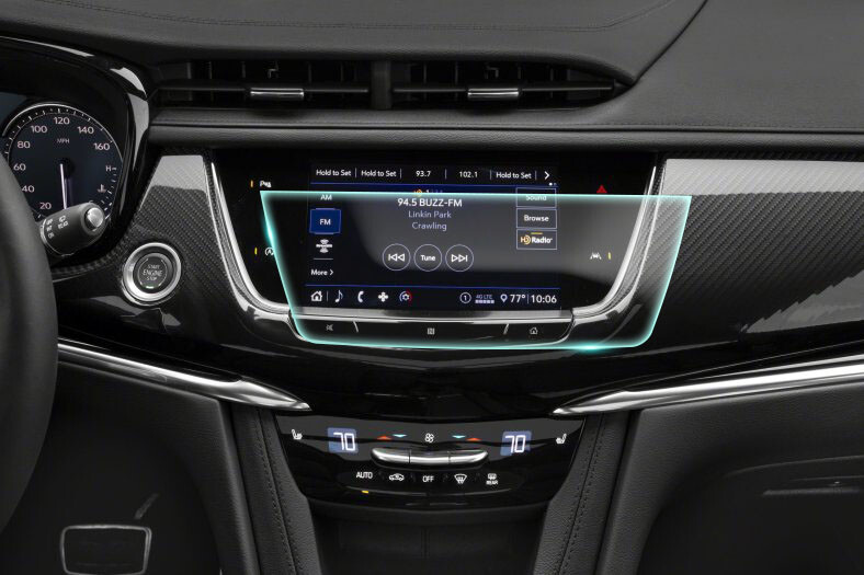 Crystal Clear Screen Protector for 2020 Cadillac XT6 Vehicle Navigation