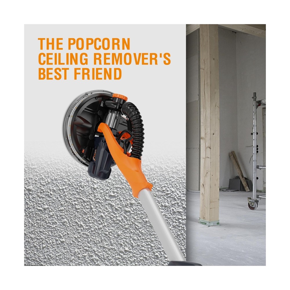 MAXXT Drywall Sander Electric Foldable Wall Sander With Vacuum Dust REAL self...