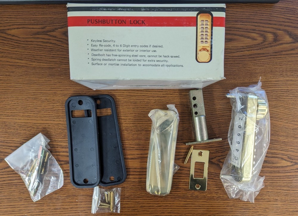 ULTRA MECHANICAL KEYLESS PUSHBUTTON COMBINATION LOCK MODEL# 1022XUS3 NEW IN BOX