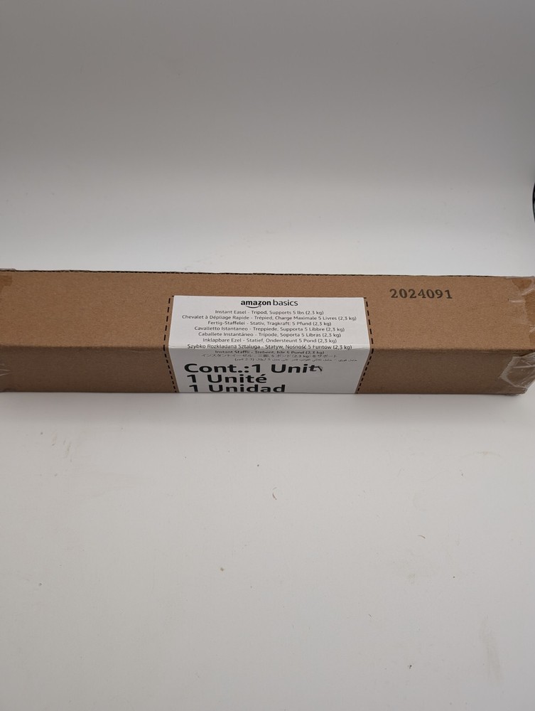 Amazon Basics Instant Adjustable Collapsible Tripod Easel.