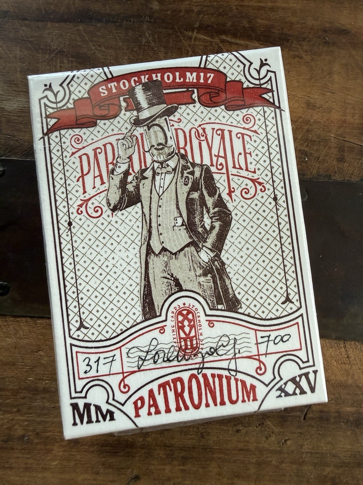 Stockholm 17 Patronium Parlour Royale #XXX/700 Signed 💎💎💎💎