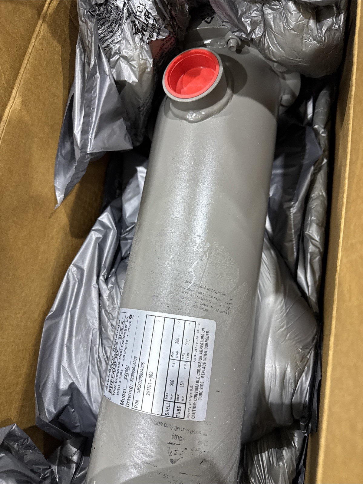 NEW* XYLEM STANDARD XCHANGE SN523005024006 Heat Exchanger SX2000 261761-002