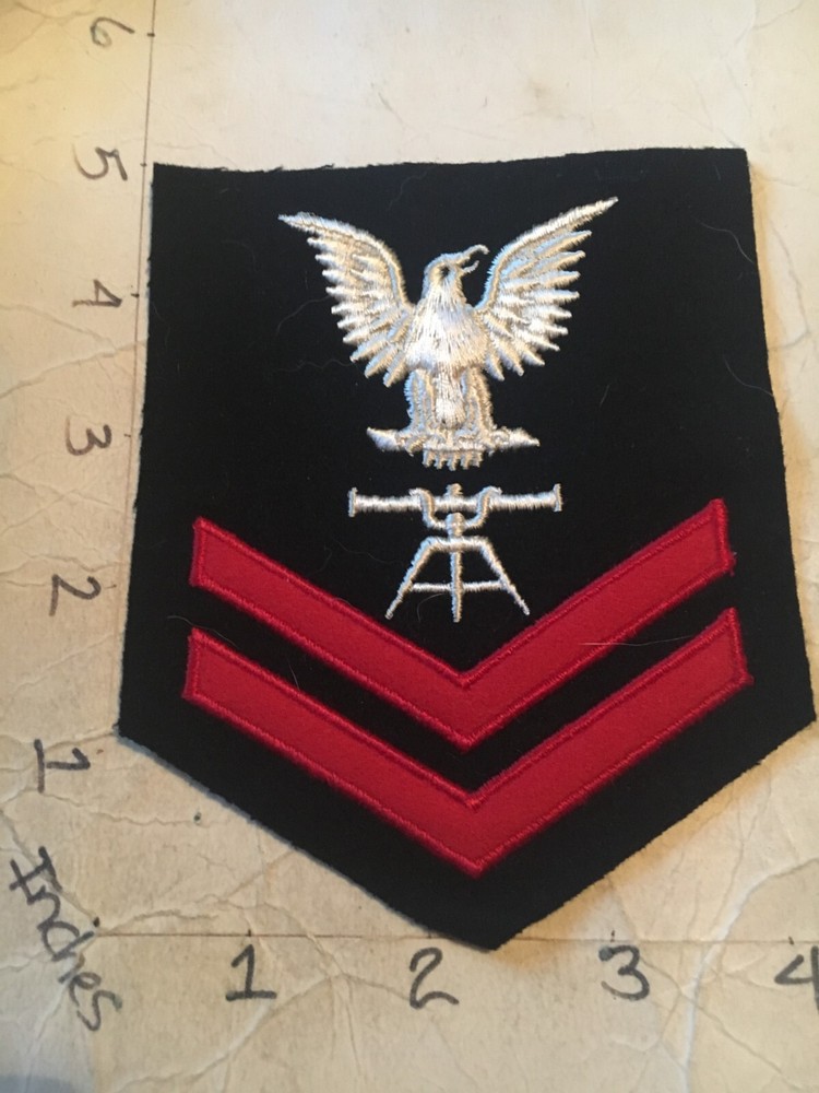 PRE WW2 USN Rate Fire Control Petty Officer 2nd Class Patch 6/12/24