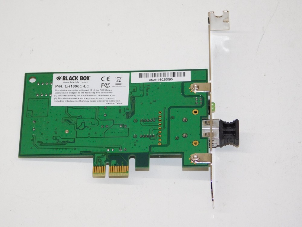 New Black Box LH1690C-LC PCIE Network Interface Adapter Card Module Board Unit
