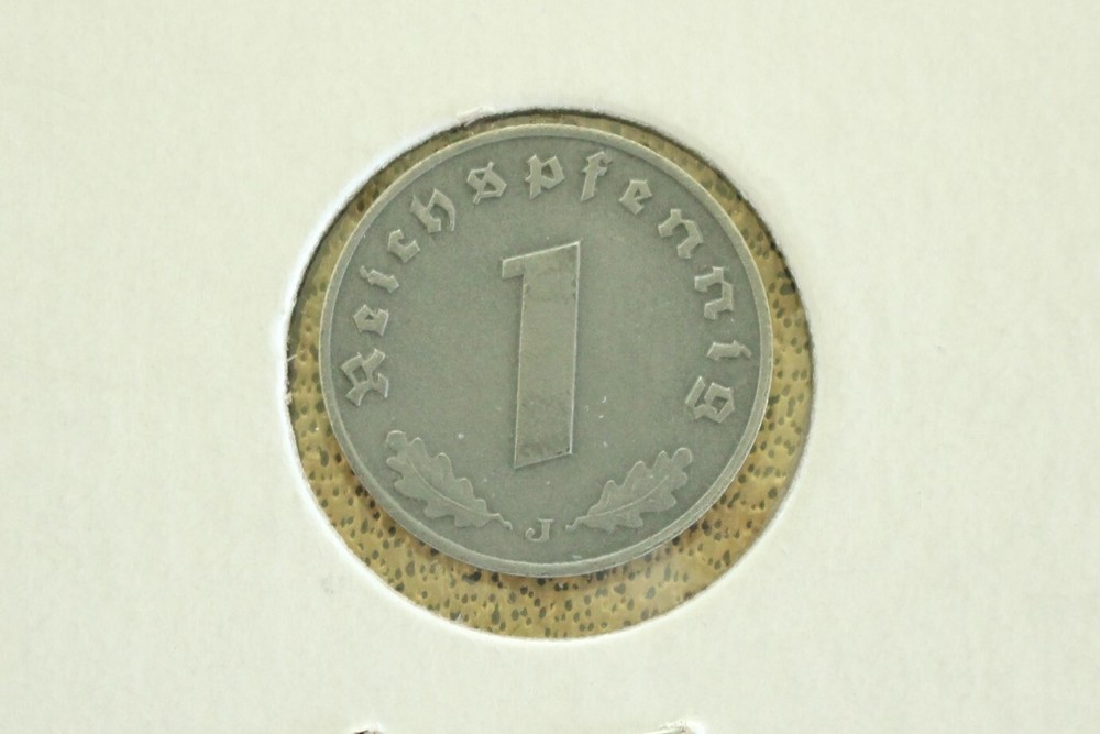 LIBERATED WWII LUCKY PENNY CHARM + JEWELER PX UNIFORM SHOP PATRIOTIC 800 BAND A