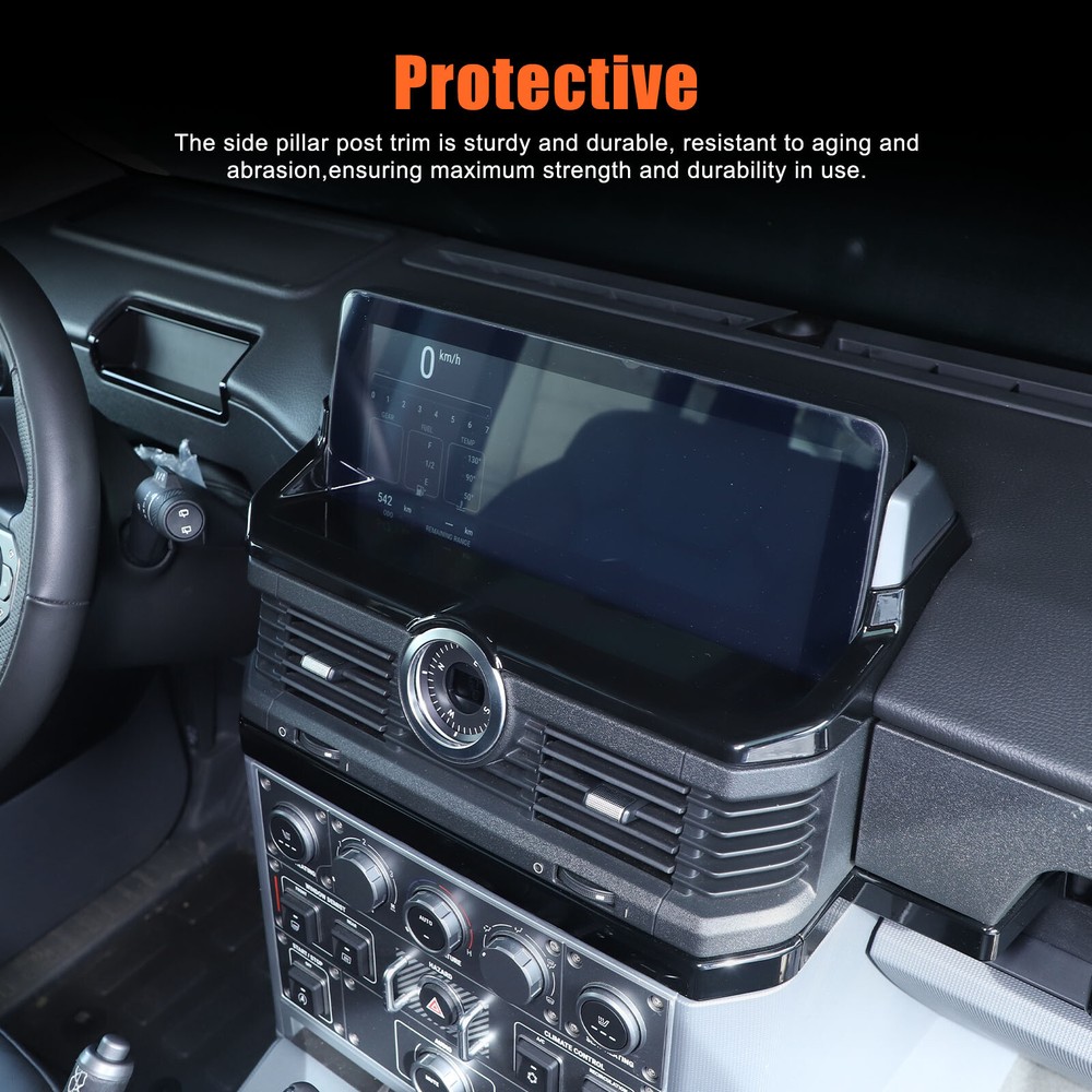 ABS Gloss Black Navigation Screen Frame Cover for Ineos Grenadier
