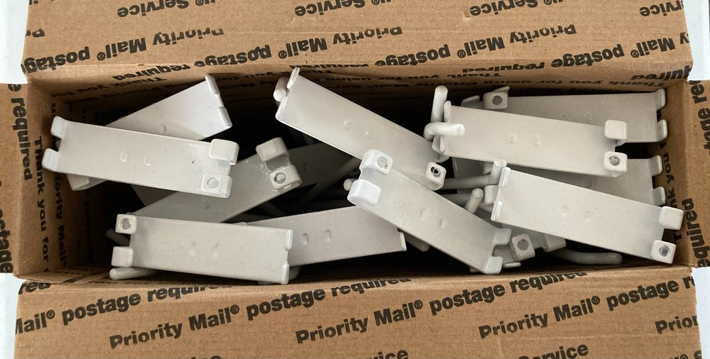 40 - 12" White Gridwall Hooks Hooks For Gridwall or Mini Grid - Lightly Used!