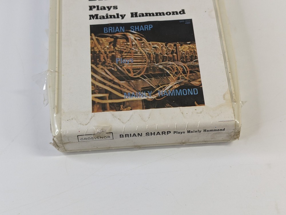 Brian Sharp Plays Mainly Hammond 8 Track Cartridge 1970's Unopened
