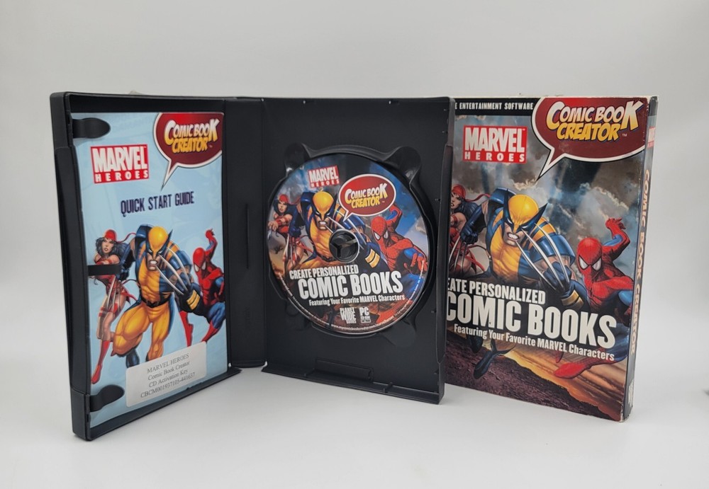 Marvel Heroes Comic Book Creator PC CD-ROM Planet Wide Games Create Comic Pages!
