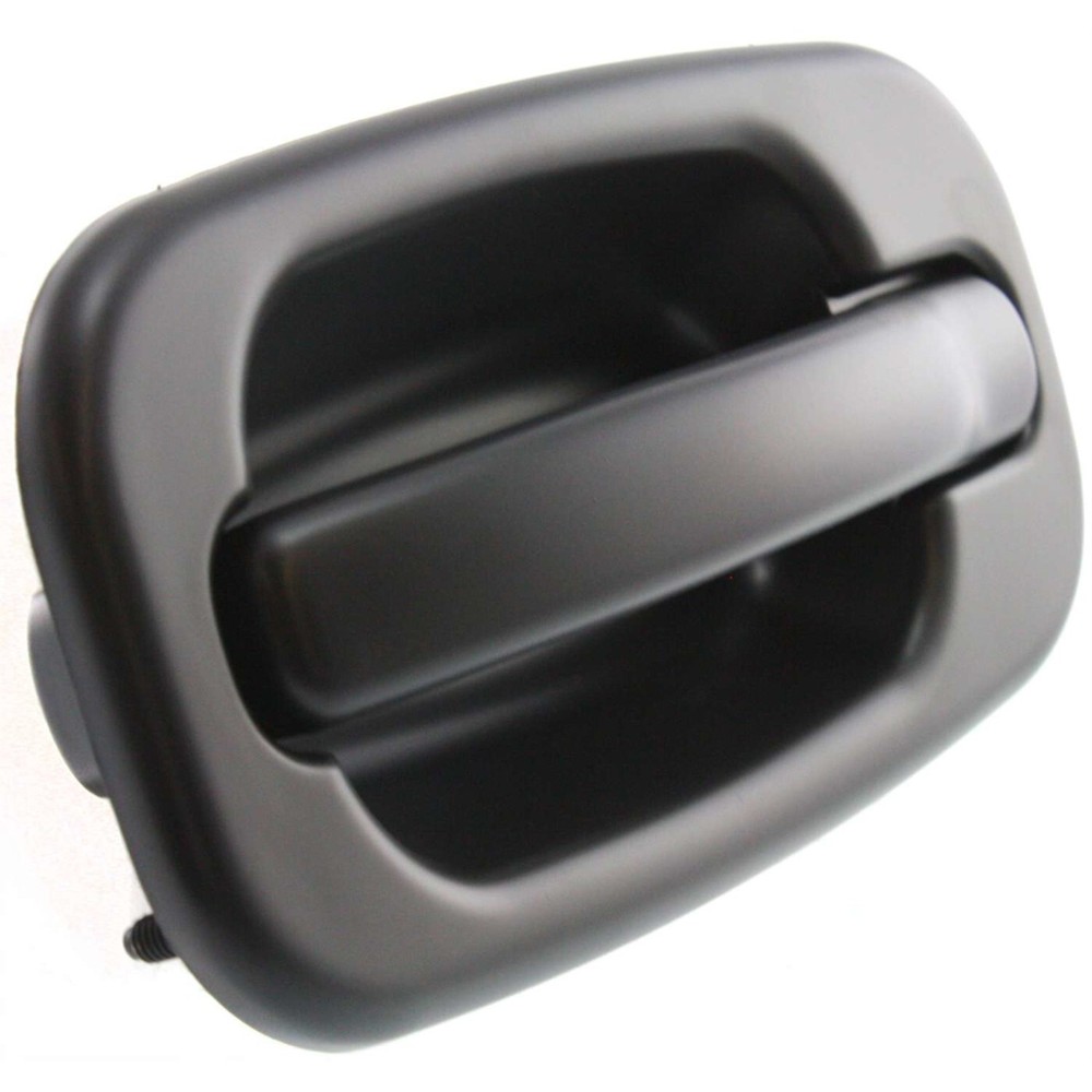 Door Handle Set For 1999-2006 Chevy Silverado 1500 Smooth Black Front Outer 2Pc