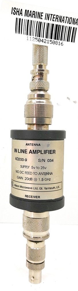 Alison Microwave Ltd AD200-9 In Line Amplifier