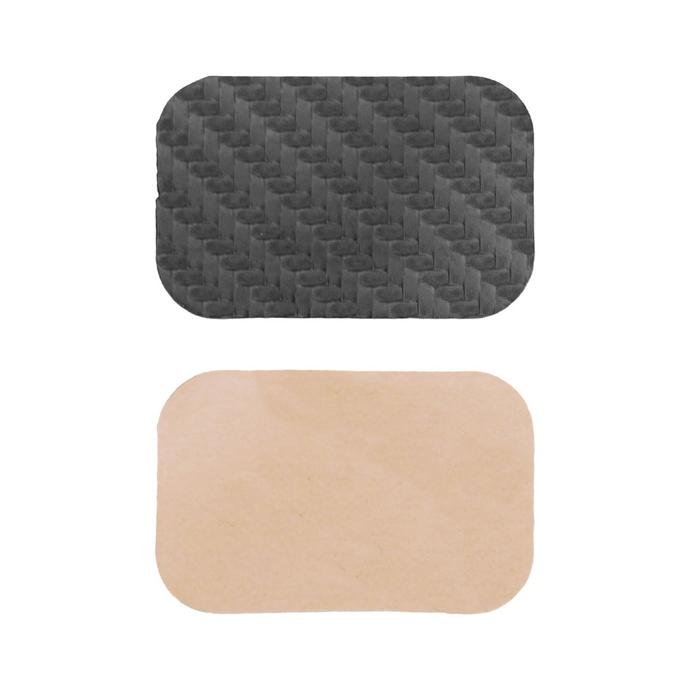 Rust Resistant Bicycle For Chainstay Frame Protector Carbon Fiber Texture